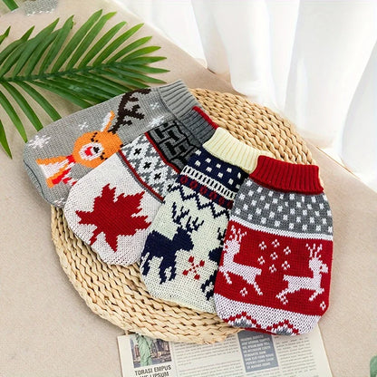Cozy Christmas Pet Sweater