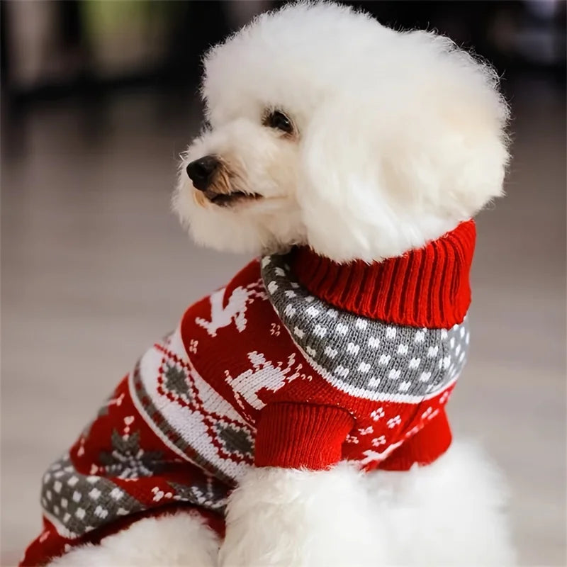 Cozy Christmas Pet Sweater